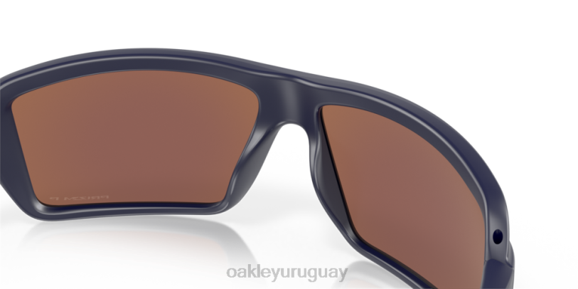 Oakley cables XT4H673 gafas Lentes polarizadas Prizm Deep Water, montura azul marino mate.