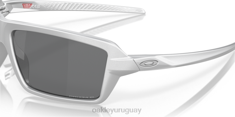 Oakley cables colección x-silver XT4H676 gafas lentes prizm polarizadas negras, montura x-silver
