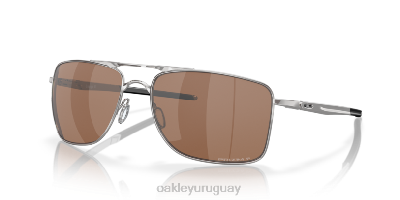 Oakley calibre 8 XT4H514 gafas Lentes polarizadas Prizm de tungsteno, montura de cromo pulido.