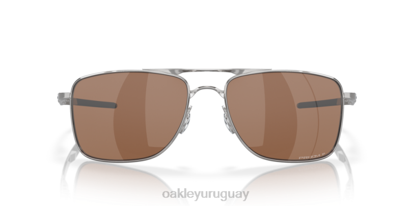 Oakley calibre 8 XT4H514 gafas Lentes polarizadas Prizm de tungsteno, montura de cromo pulido.