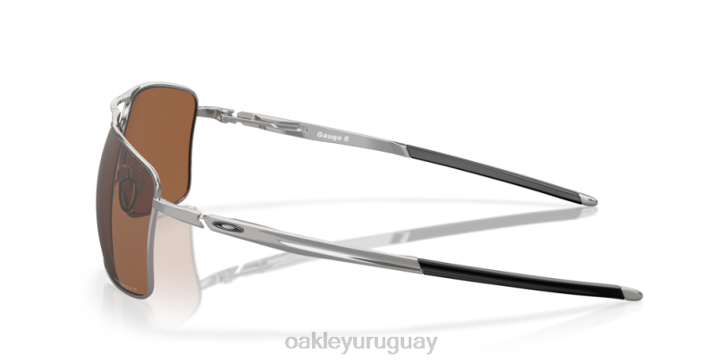 Oakley calibre 8 XT4H514 gafas Lentes polarizadas Prizm de tungsteno, montura de cromo pulido.
