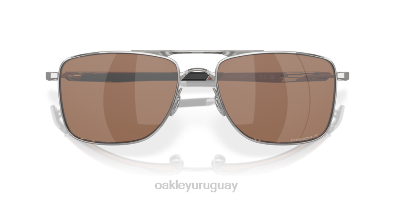 Oakley calibre 8 XT4H514 gafas Lentes polarizadas Prizm de tungsteno, montura de cromo pulido.