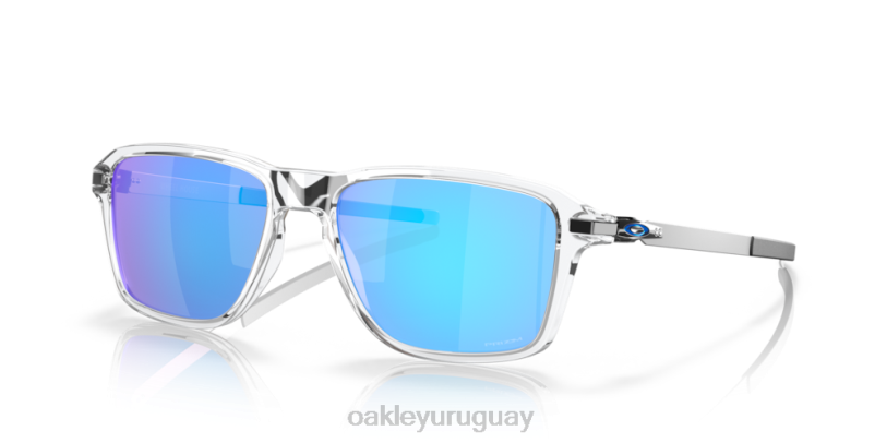 Oakley casa de ruedas XT4H1037 gafas Lentes Prizm de zafiro, montura transparente pulida.