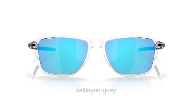 Oakley casa de ruedas XT4H1037 gafas Lentes Prizm de zafiro, montura transparente pulida.