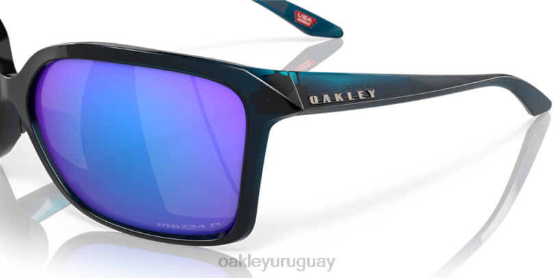 Oakley centeno silvestre XT4H288 gafas lentes polarizadas prizm zafiro, montura trans poseidon