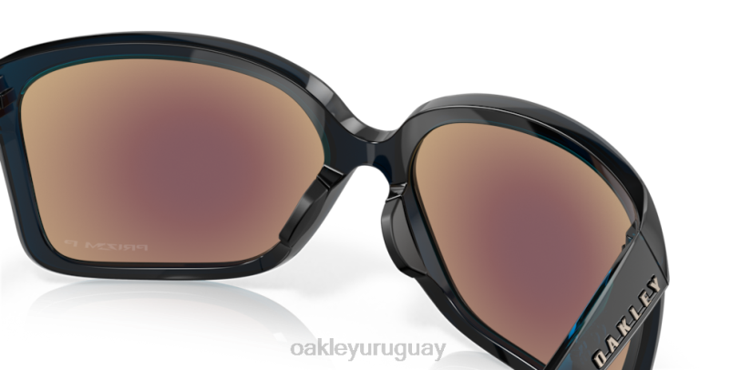 Oakley centeno silvestre XT4H288 gafas lentes polarizadas prizm zafiro, montura trans poseidon