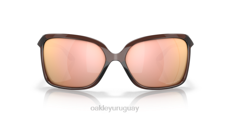 Oakley centeno silvestre XT4H289 gafas lentes polarizadas prizm oro rosa, montura amatista pulida