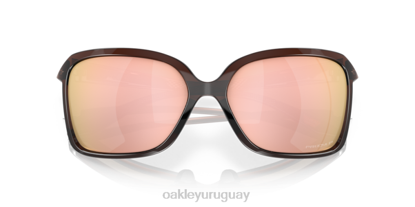 Oakley centeno silvestre XT4H289 gafas lentes polarizadas prizm oro rosa, montura amatista pulida