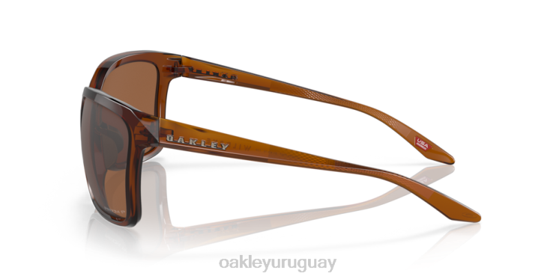 Oakley centeno silvestre XT4H290 gafas Lentes polarizadas Prizm de tungsteno, montura de cerveza de raíz pulida.