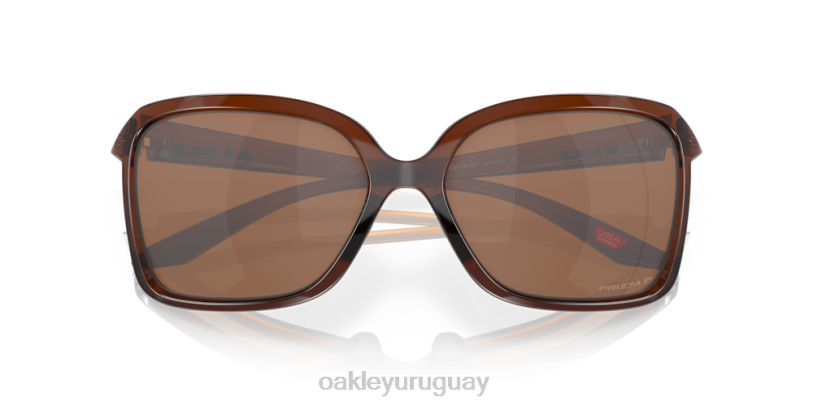 Oakley centeno silvestre XT4H290 gafas Lentes polarizadas Prizm de tungsteno, montura de cerveza de raíz pulida.