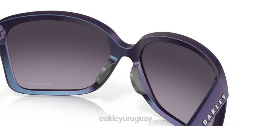 Oakley centeno silvestre XT4H293 gafas Lentes prizm gris degradado, montura con cambio de color cian mate/púrpura