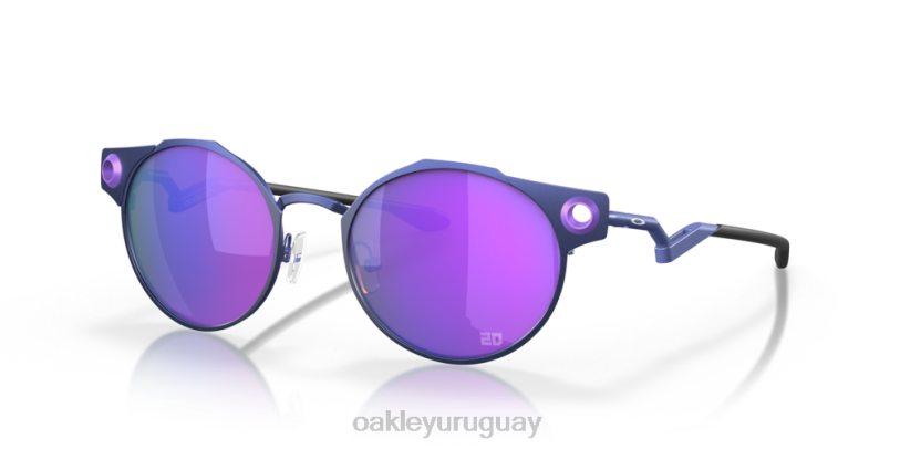 Oakley cerrojo colección fabio quartararo XT4H546 gafas lentes prizm violeta, montura azul marino mate