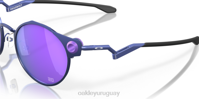 Oakley cerrojo colección fabio quartararo XT4H546 gafas lentes prizm violeta, montura azul marino mate