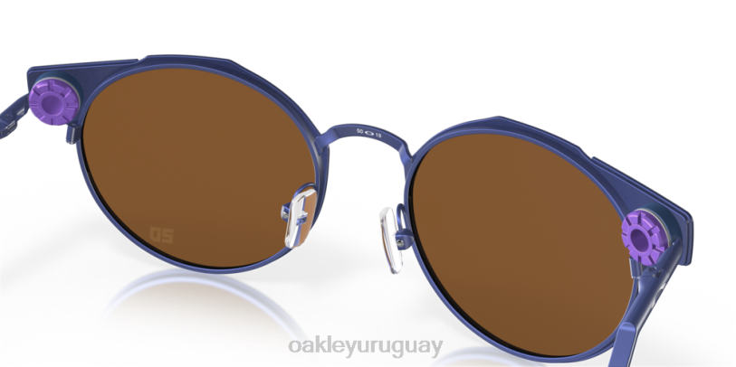 Oakley cerrojo colección fabio quartararo XT4H546 gafas lentes prizm violeta, montura azul marino mate