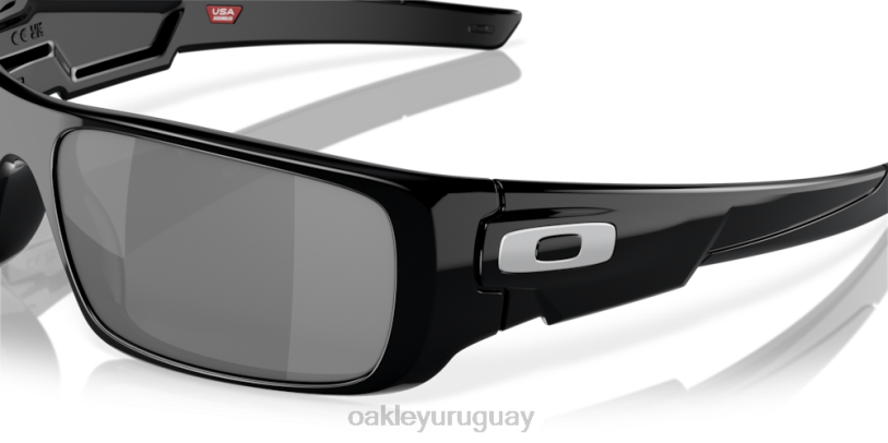 Oakley cigüeñal XT4H248 gafas lentes de iridio negro, montura negra pulida