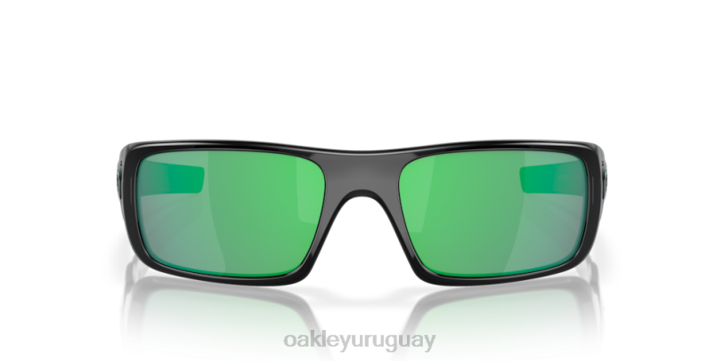 Oakley cigüeñal XT4H249 gafas lentes jade iridium, montura tinta negra