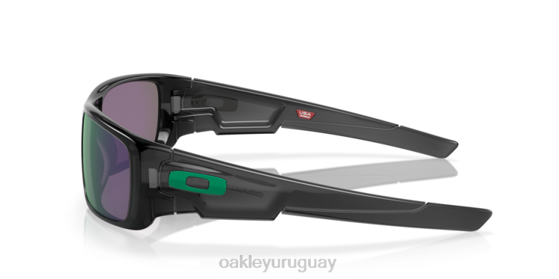 Oakley cigüeñal XT4H249 gafas lentes jade iridium, montura tinta negra