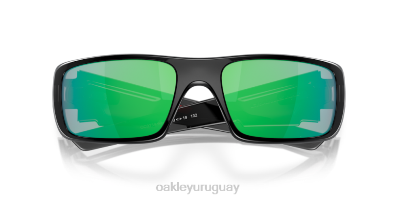 Oakley cigüeñal XT4H249 gafas lentes jade iridium, montura tinta negra