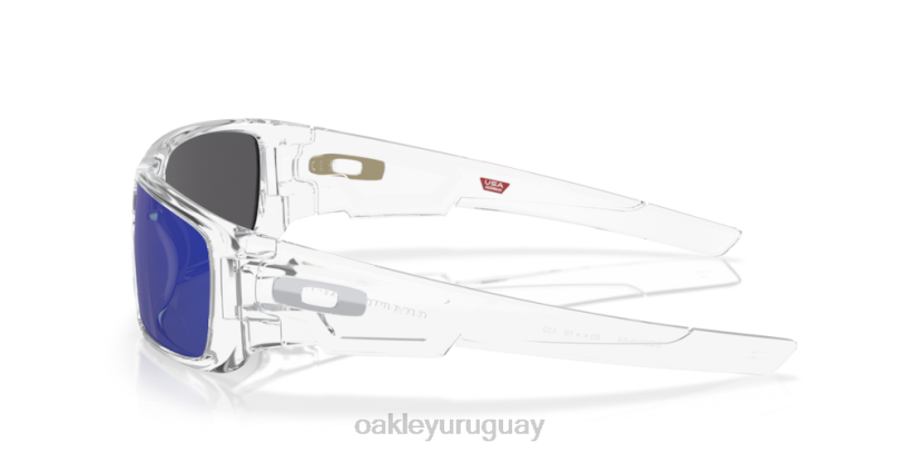 Oakley cigüeñal XT4H251 gafas lentes de iridio hielo, montura transparente pulida