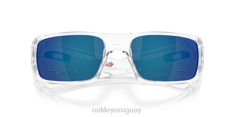 Oakley cigüeñal XT4H251 gafas lentes de iridio hielo, montura transparente pulida