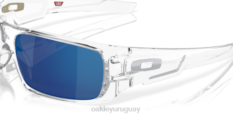 Oakley cigüeñal XT4H251 gafas lentes de iridio hielo, montura transparente pulida