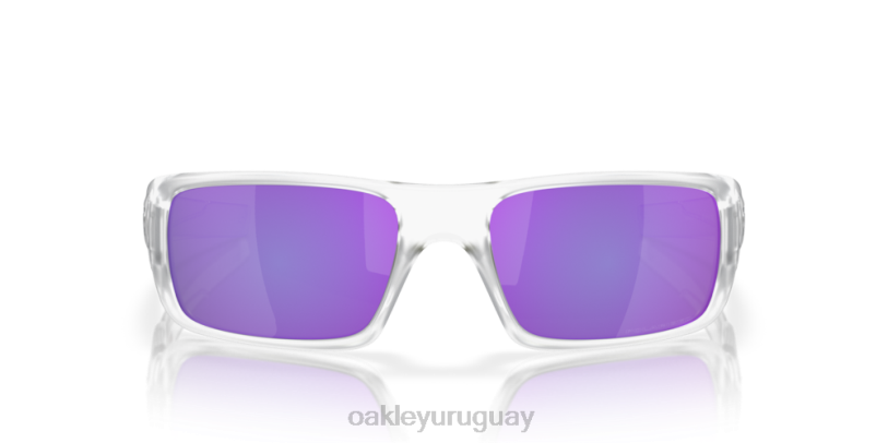 Oakley cigüeñal XT4H254 gafas lentes polarizadas violeta iridio, montura transparente mate
