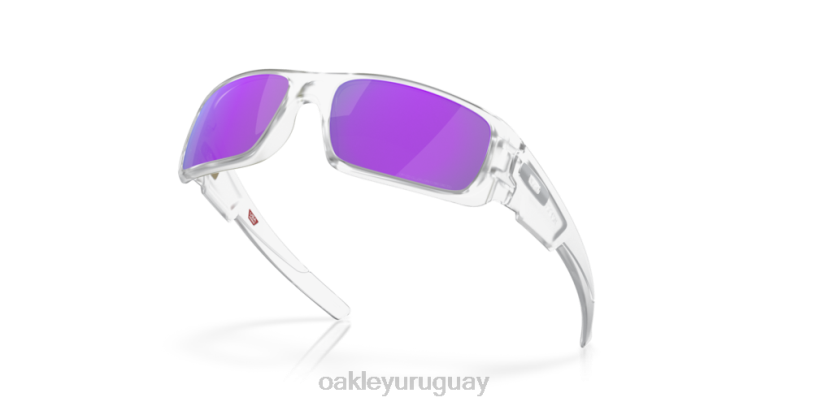 Oakley cigüeñal XT4H254 gafas lentes polarizadas violeta iridio, montura transparente mate