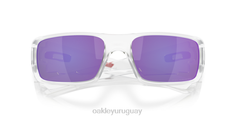Oakley cigüeñal XT4H254 gafas lentes polarizadas violeta iridio, montura transparente mate