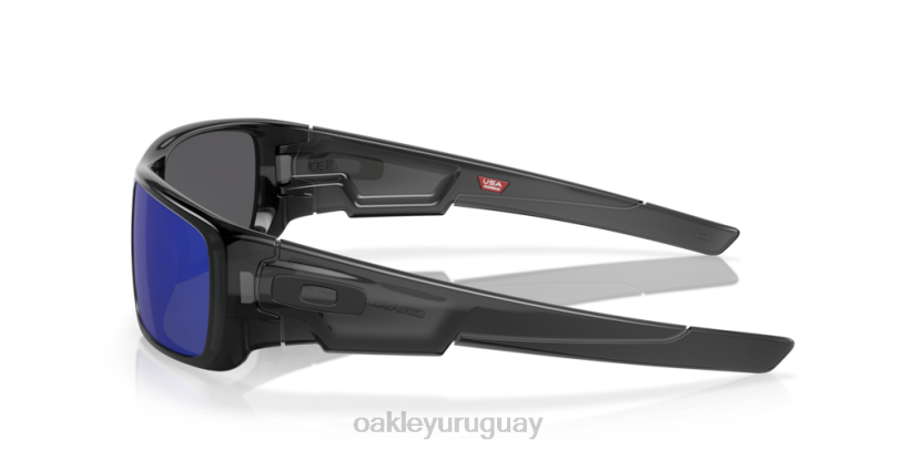 Oakley cigüeñal XT4H255 gafas Lentes Ice Iridium, montura tinta negra.