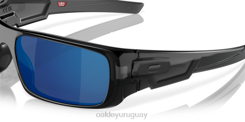 Oakley cigüeñal XT4H255 gafas Lentes Ice Iridium, montura tinta negra.