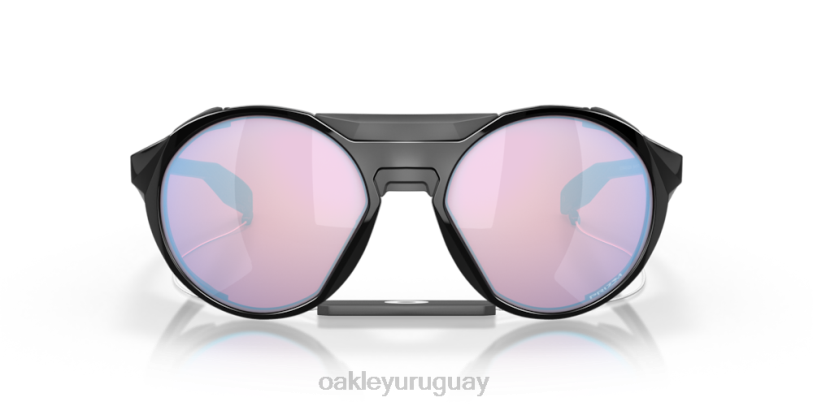 Oakley clifden XT4H463 gafas Lentes Prizm Snow de zafiro, montura negra pulida.