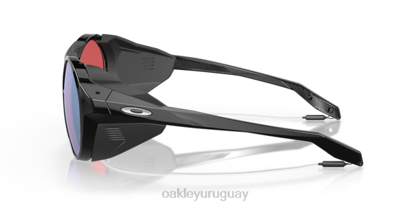 Oakley clifden XT4H463 gafas Lentes Prizm Snow de zafiro, montura negra pulida.