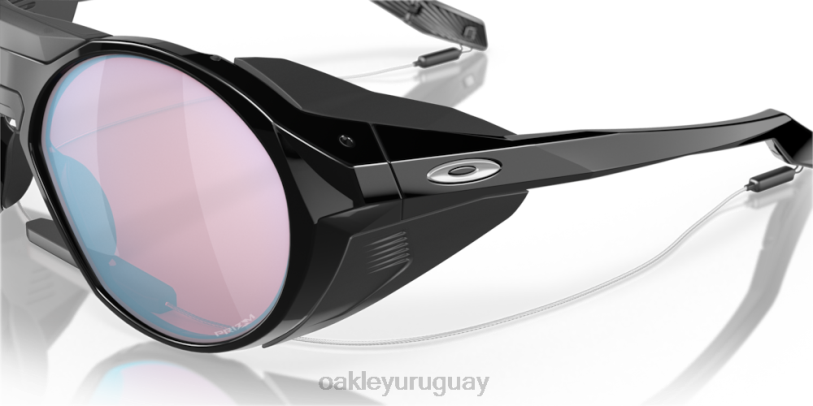 Oakley clifden XT4H463 gafas Lentes Prizm Snow de zafiro, montura negra pulida.
