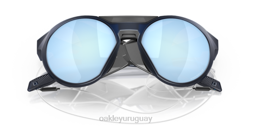 Oakley clifden XT4H464 gafas Lentes prizm polarizadas de agua profunda, montura azul translúcida mate