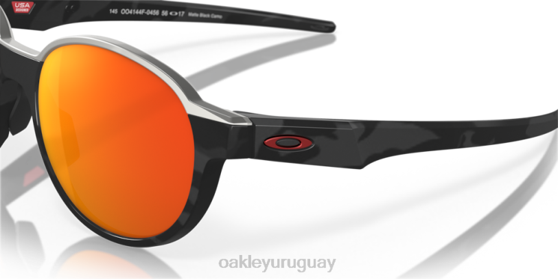 Oakley coinflip (ajuste de puente bajo) XT4H530 gafas Lentes polarizadas Prizm Ruby, montura camo negro mate.