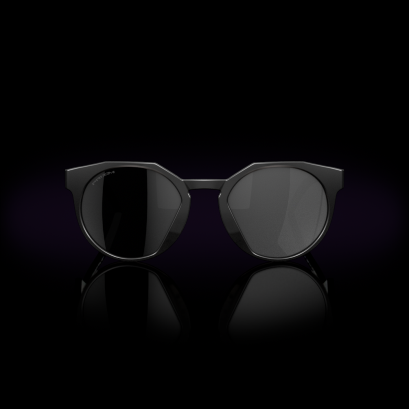 Oakley colección brío hstn (ajuste de puente bajo) XT4H1014 gafas lentes prizm polarizadas negras, montura gris humo mate