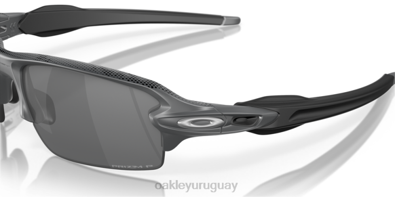 Oakley colección de alta resolución flak 2.0 (ajuste de puente bajo) XT4H876 gafas lentes polarizadas prizm negras, marco de carbono mate de alta resolución