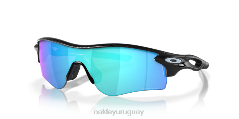 Oakley colección de círculo de ruta de bloqueo de radar (ajuste de puente bajo) XT4H258 gafas lentes prizm de zafiro, montura negra mate