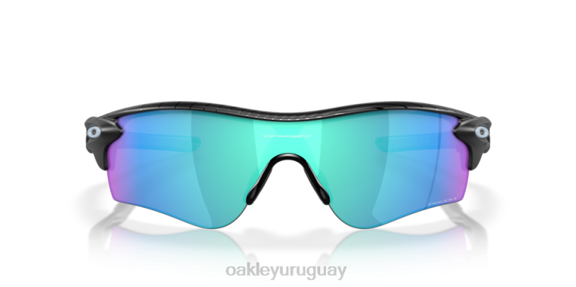 Oakley colección de círculo de ruta de bloqueo de radar (ajuste de puente bajo) XT4H258 gafas lentes prizm de zafiro, montura negra mate