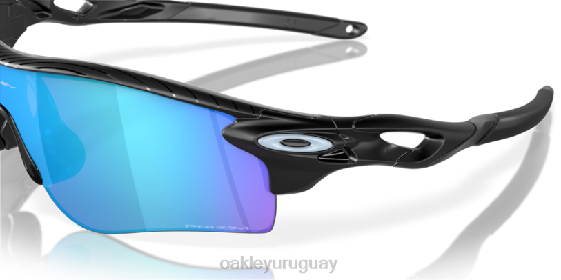 Oakley colección de círculo de ruta de bloqueo de radar (ajuste de puente bajo) XT4H258 gafas lentes prizm de zafiro, montura negra mate