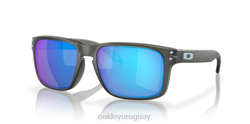 Oakley colección de círculo holbrook XT4H621 gafas lentes polarizadas prizm sapphire, montura gris humo mate