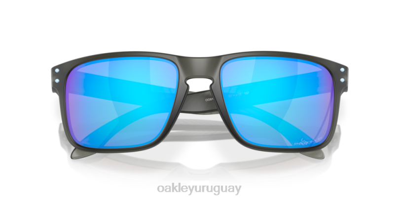 Oakley colección de círculo holbrook XT4H621 gafas lentes polarizadas prizm sapphire, montura gris humo mate