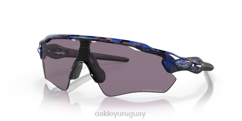 Oakley colección de cambio de ruta de radar ev XT4H728 gafas lentes prizm gris, montura violeta