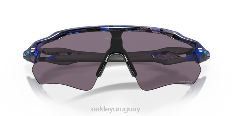 Oakley colección de cambio de ruta de radar ev XT4H728 gafas lentes prizm gris, montura violeta