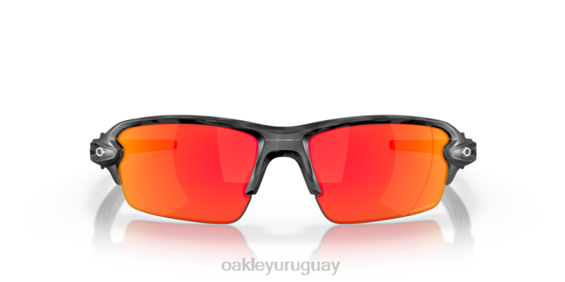 Oakley colección de camuflaje negro flak 2.0 (ajuste de puente bajo) XT4H869 gafas Lentes Prizm Ruby, montura camo negra.