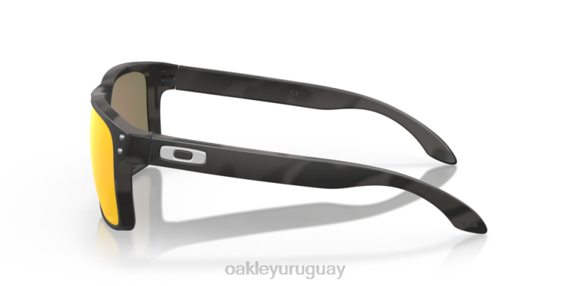 Oakley colección de camuflaje negro holbrook XT4H58 gafas Lentes Prizm Ruby, montura camo negra.