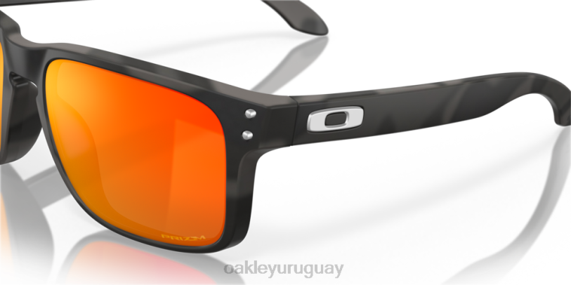 Oakley colección de camuflaje negro holbrook XT4H58 gafas Lentes Prizm Ruby, montura camo negra.