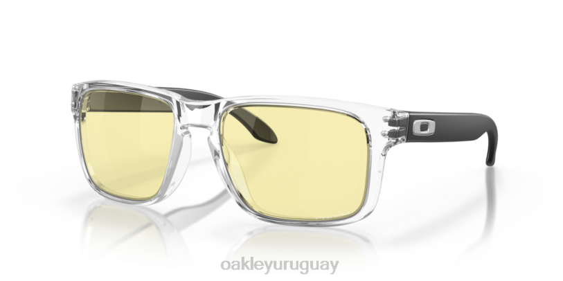 Oakley colección de juegos holbrook (ajuste de puente bajo) XT4H257 gafas lentes prizm gaming, montura transparente