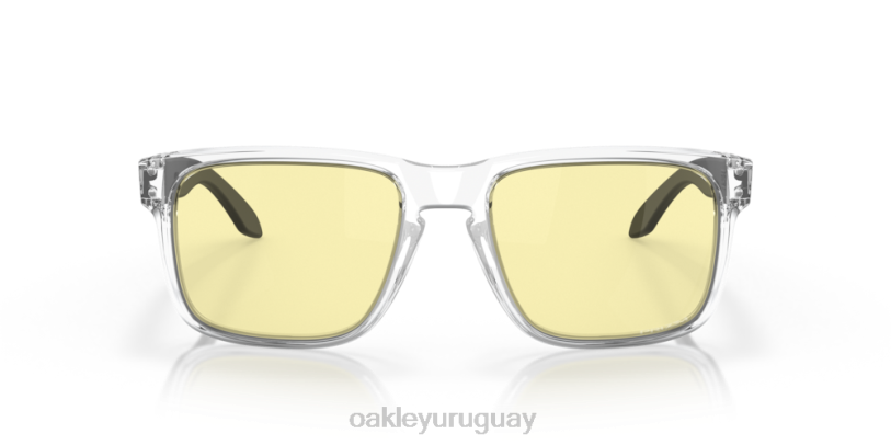 Oakley colección de juegos holbrook (ajuste de puente bajo) XT4H257 gafas lentes prizm gaming, montura transparente