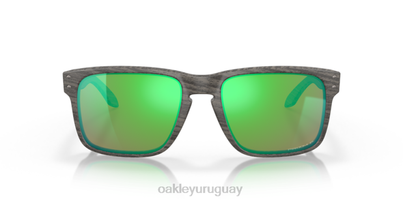 Oakley colección de vetas de madera holbrook XT4H65 gafas Lentes polarizadas Prizm para aguas poco profundas, montura de madera veteada.